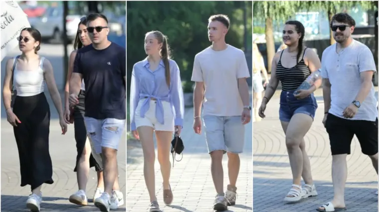 Dok su mnogi tražili predah uz Muru, brineta u bijeloj kombinaciji pro&scaron;etala se kao modnom pistom