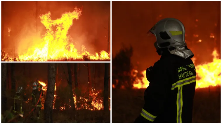 Požari bijesne, vatra opasno prijeti Bordeauxu: 'Ovo je borba Davida protiv Golijata'