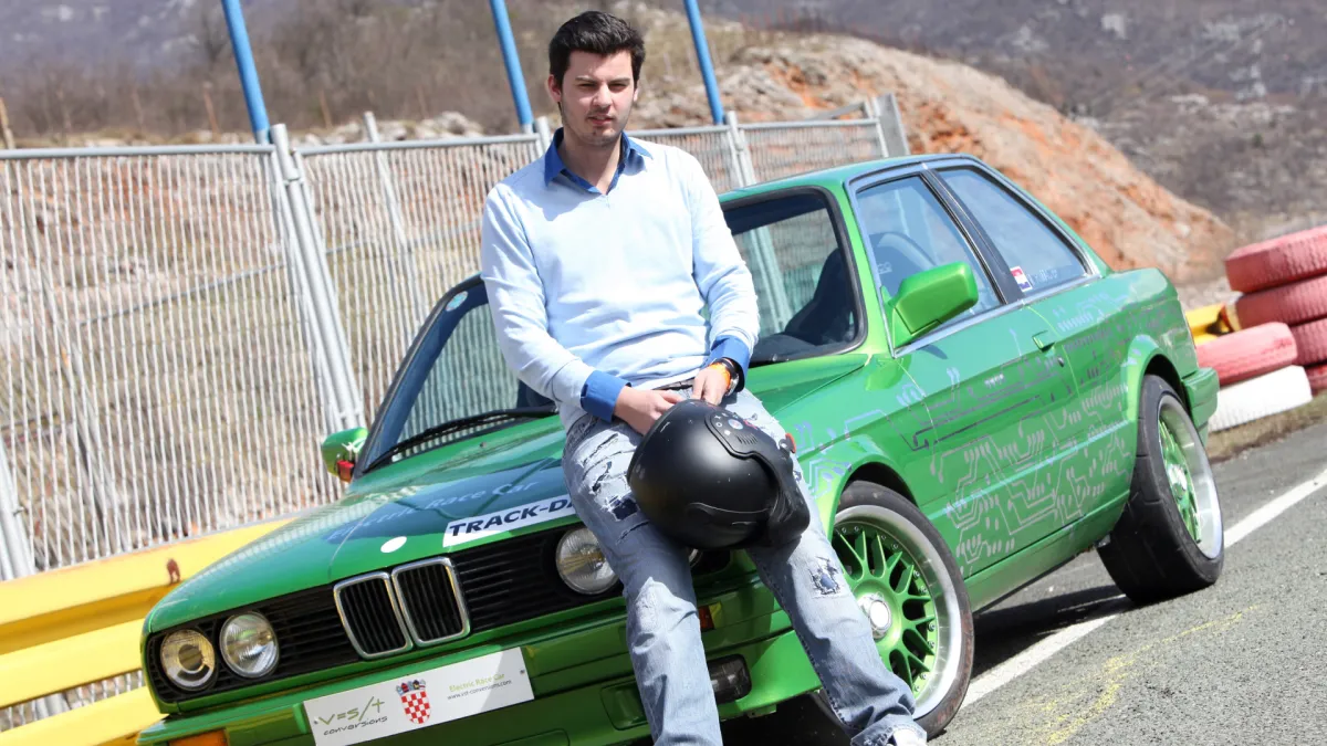 Mate Rimac 2011. na Grobniku s najbržim električnim BMW-om - Net.hr