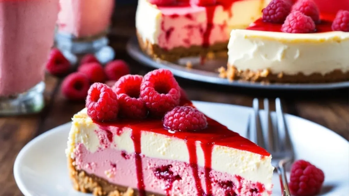 Osvježavajući kolač s malinama i svilenkastom kremom – bez pečenja
