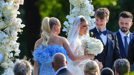 Tri godine bračne idile: Ovako su izgledali Tin Jedvaj i njegova suputnica na dan vjenčanja