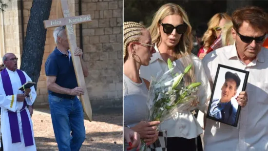 Posljednji ispraćaj Ivice Karabatić: Ava na rubu suza ispratila voljenog tatu