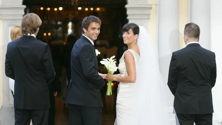 Prije 17 godina izrekli su sudbosno 'da', a onda zavr&scaron;ili razvodom: Vjenčanje Nike Kranjčara i Simone Fistrić