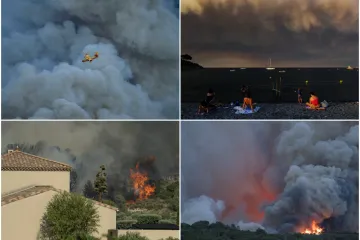 Gori turistička velesila! Sablasni prizori s plaže, vatrena apokalipsa guta sve pred sobom
