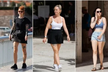 Goli trbuh, duboki dekoltei, minice i tetovaže: U Zadru je bome zagrijalo