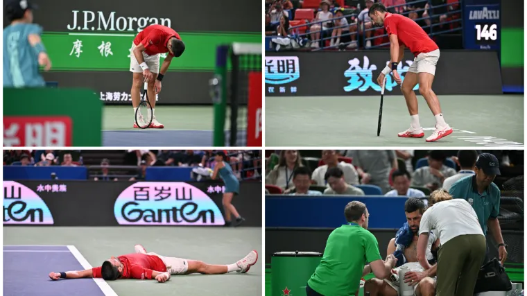 Dramatični prizori: Đoković se usred meča samo srušio! Publika promrzla od straha