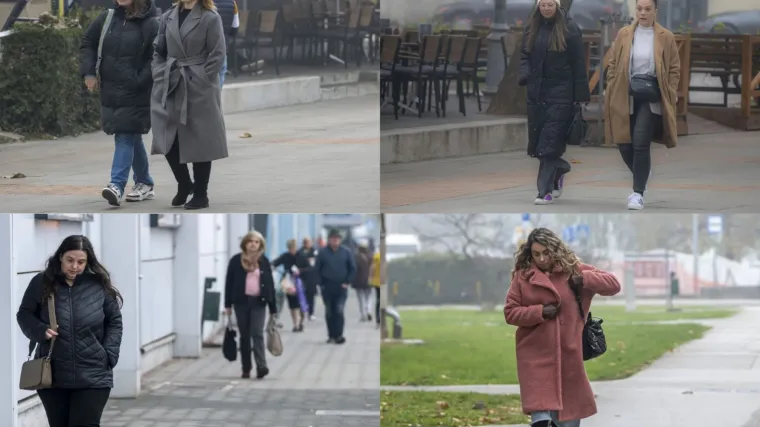 Djevojka se istaknula u moru sivih tonova i unijela dašak vedrine