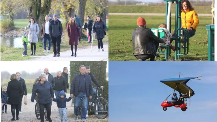 Gužva uz Dravu: Više generacija obitelji uputilo se u šetnju i bijeg od svakodnevice