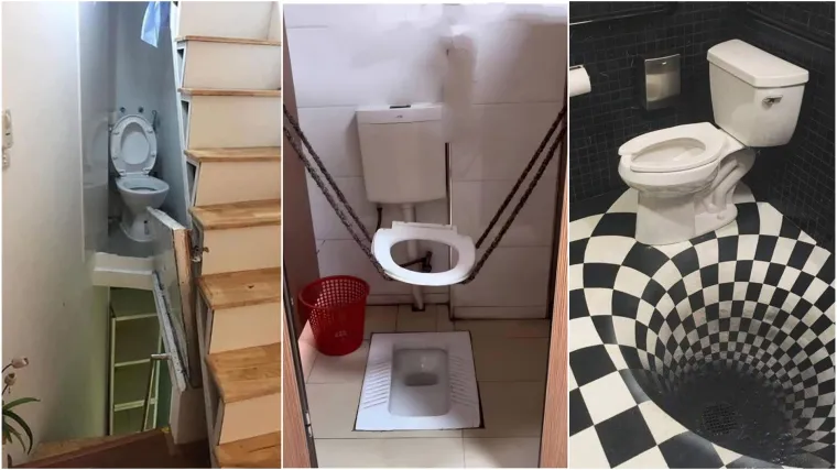Skupili smo fotke najbizarnijih WC-a na svijetu, neka su rješenja teško pojmljiva