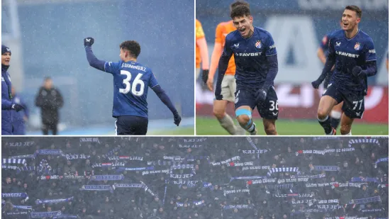 Dinamo u snježnim uvjetima predstavio novi dres, a dva hrabra Boysa ukrala pažnju