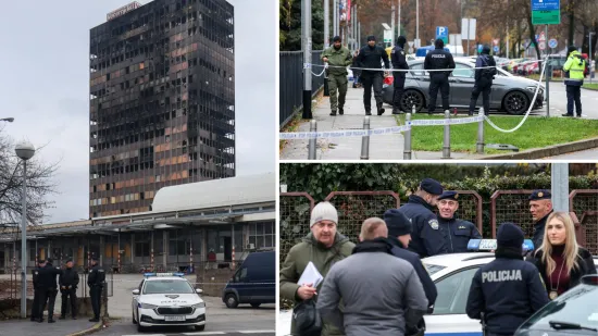 Policijske trake i 'plavci' pred Vjesnikom: Počeo očevid koji bi mogao trajati danima, evo zašto