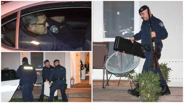 Andriju Mikulića i bogatu kolekciju vatrenog oružja u gluho doba noći prevezli u policiju