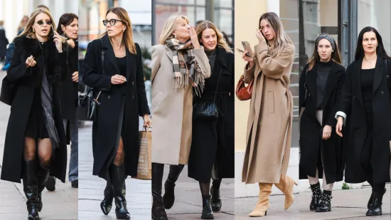 Ni dugi kaputi nisu sasvim prekrili lijepe noge Riječanki: Štiklama pokorile Korzo