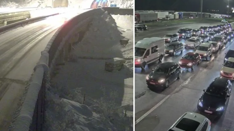 Zimski kaos na prometnicama! HAK upozorava na poledicu, a snijeg i dalje pada: Gužve na Bajakovu i Jasenovcu