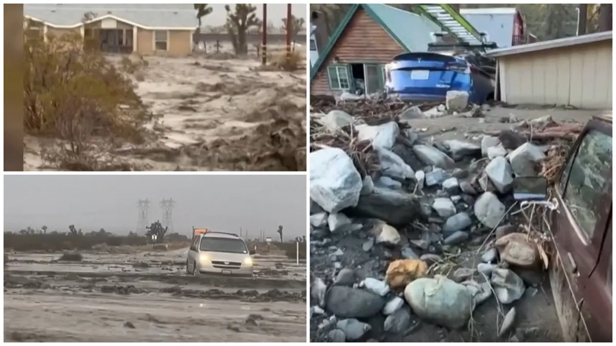 Stravični prizori iz Kalifornije! Bujica nosila sve pred sobom: Troje mrtvih, auti zatrpani u ruševinama