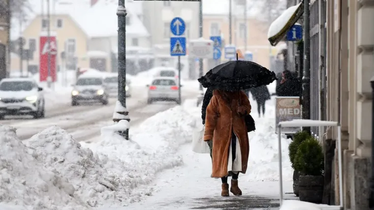 Snijeg prekrio Karlovac, no nije uspio sakriti nepogre&scaron;ivi stil: Dama u bundi ukrala poglede