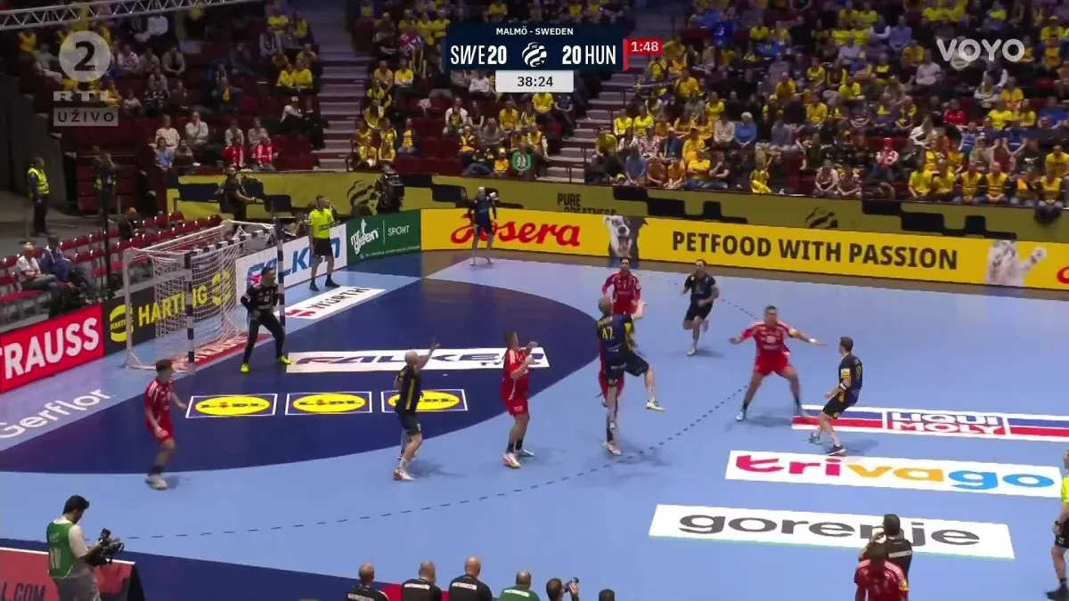 Kao iz udžbenika! Prekrasna akcija Šveda, Mađari su samo mogli gledati ovaj potez Kép