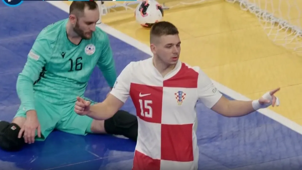 Mataja je nosio Hrvatsku: Pogledajte njegov drugi gol na utakmici za veliku prednost futsal vatrenih Kép