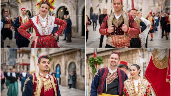 Pogledajte najljep&scaron;a izdanja s dubrovačke Feste: Zgodne djevojke ukrale su svu pažnju na Stradunu