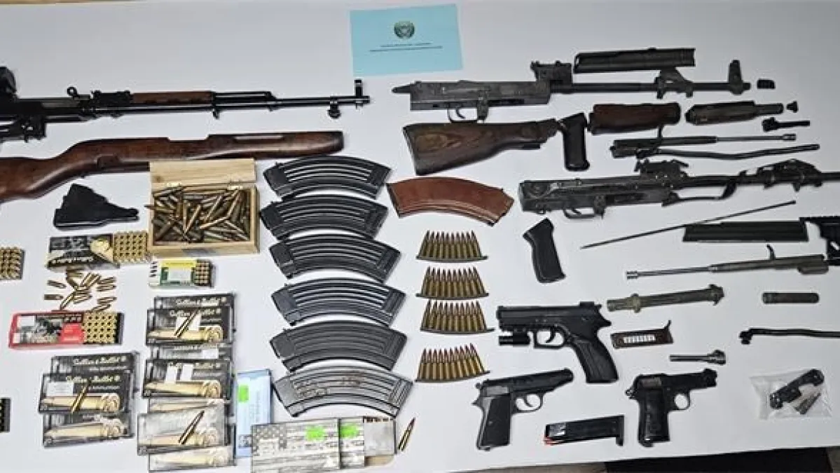 Makaranin jači nego Rambo! Pogledajte arsenal oružja koji mu je zaplijenila policija