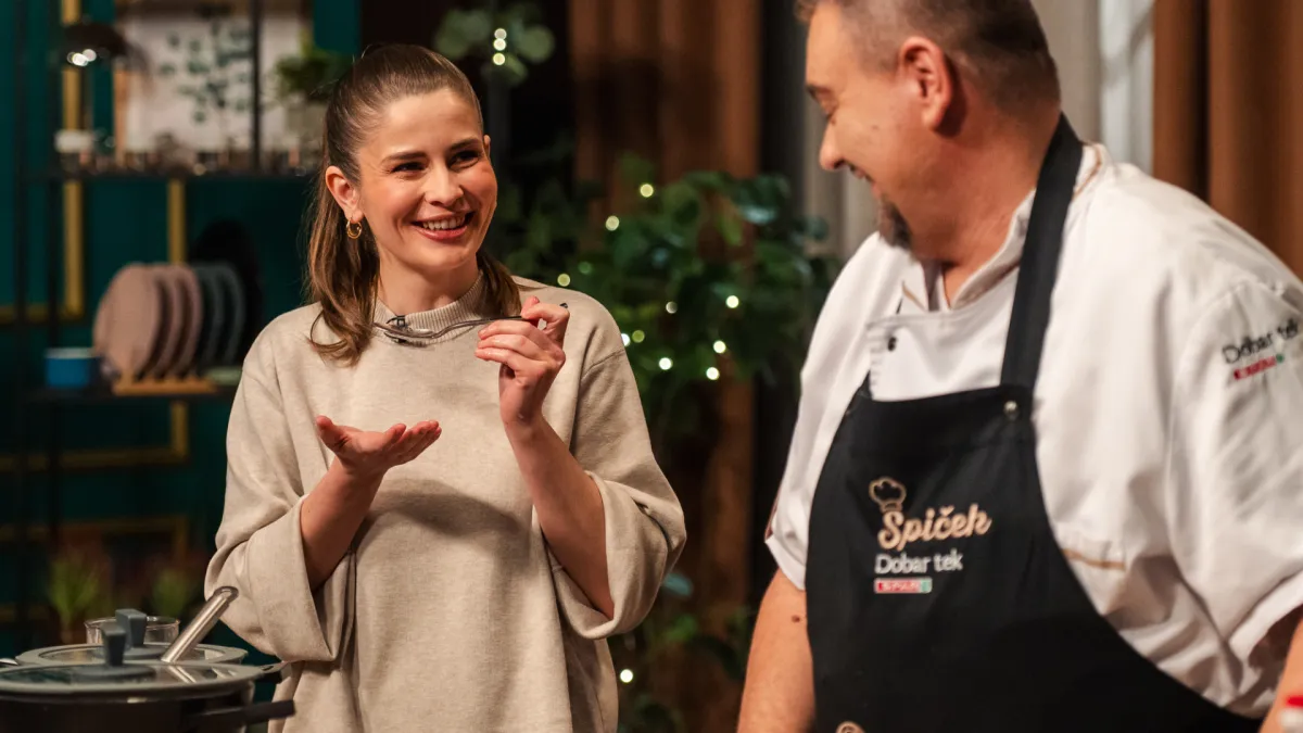 Špiček je u goste pozvao glumicu Anu Mariju Veselčić, a zajedno su kuhali sezonski specijalitet koji obara s nogu