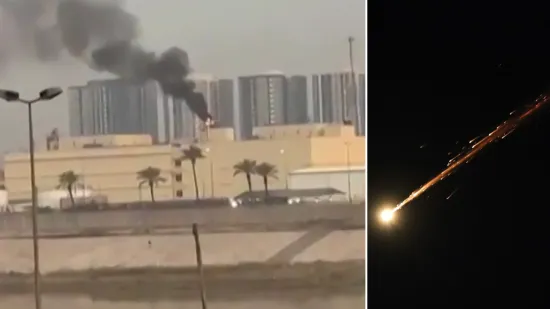 Eksplozije i vatra kod američkog veleposlanstva: Pogledajte &scaron;to je sve letjelo nebom