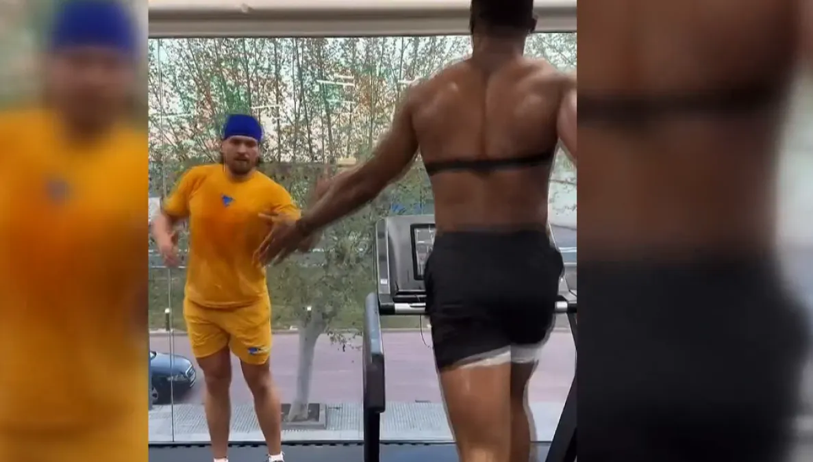 Anthony Joshua odradio je prvi trening nakon nesreće s posebnim trenerom