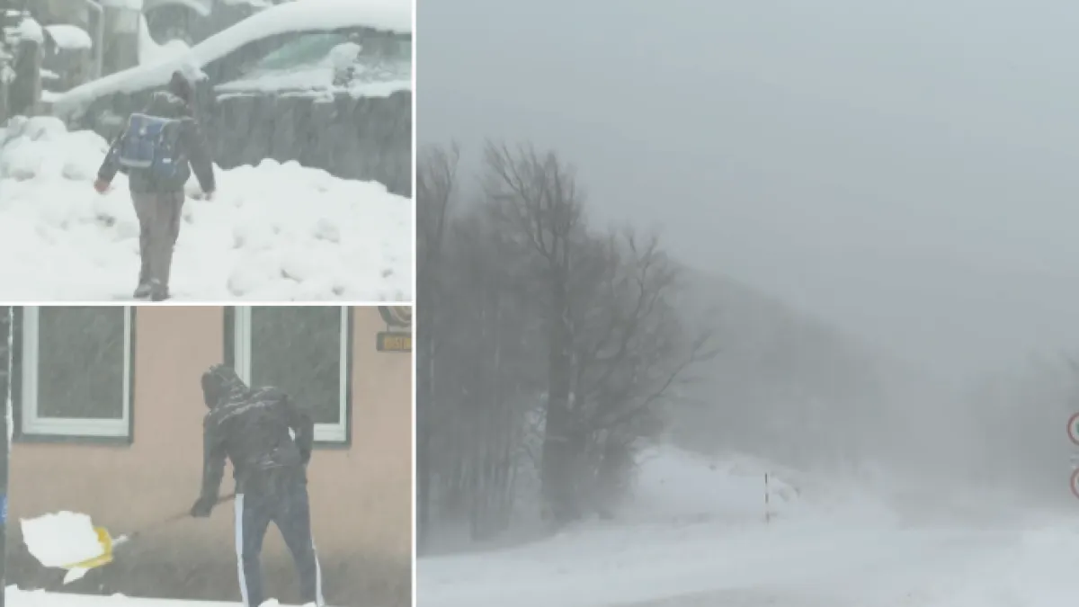 Nevrijeme paraliziralo Hrvatsku, gust snijeg napadao u Delnicama: 'Znalo je padati i za Prvi maj!'