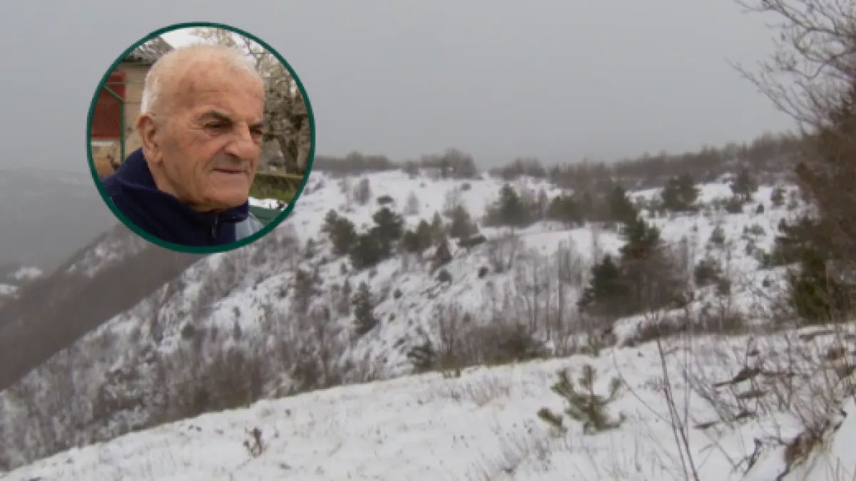 Snijeg zabijelio Dalmatinsku zagoru, a gospodina Ivana brine jedna stvar: 'Bojim se...'