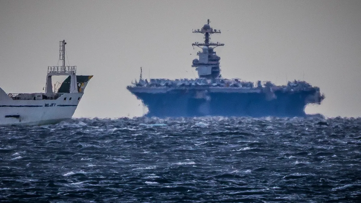 Najveći američki nosač zrakoplova stigao u Split: Pogledajte kako izgleda grdosija