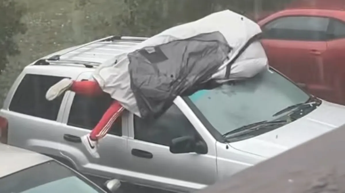 Tijelom je štitio auto od tuče jer je izračunao da mu je bolje dobiti po bubrezima nego po džepu