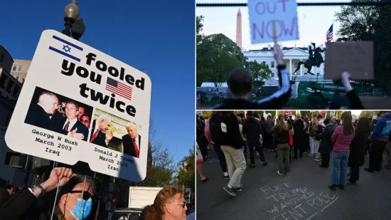 Prizori ispred Bijele kuće: Dok Trump donosi odluke, ispred njegovog doma stigli prosvjednici