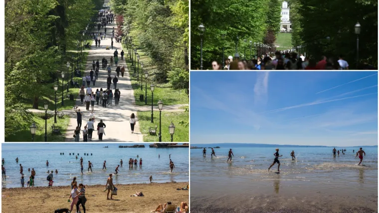 Nedjeljna sunčana idila! Zagrepčani u Maksimiru, Splićani na Bačvicama: Ovo je čista uživancija