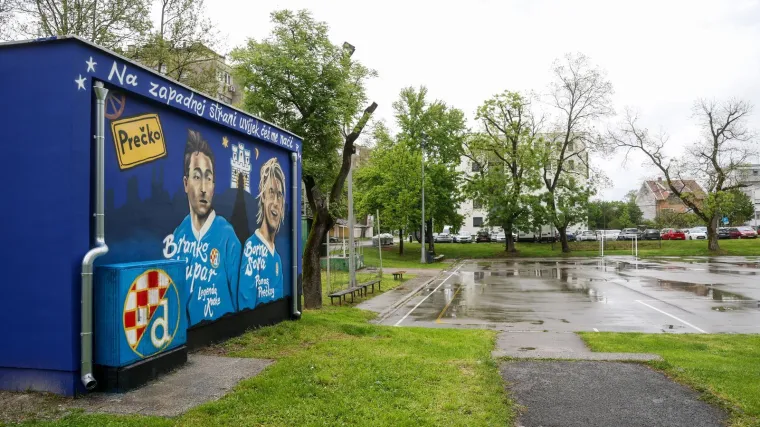 Na zapadu Zagreba osvanuo novi mural: Ovjekovječena su dva ponosa kvarta