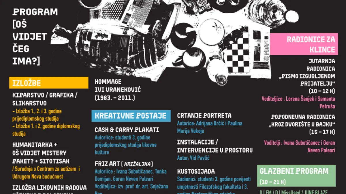 Mladi umjetnici otvaraju vrata javnosti: Cash & Carry 2026 donosi umjetnost, glazbu i humanitarni program