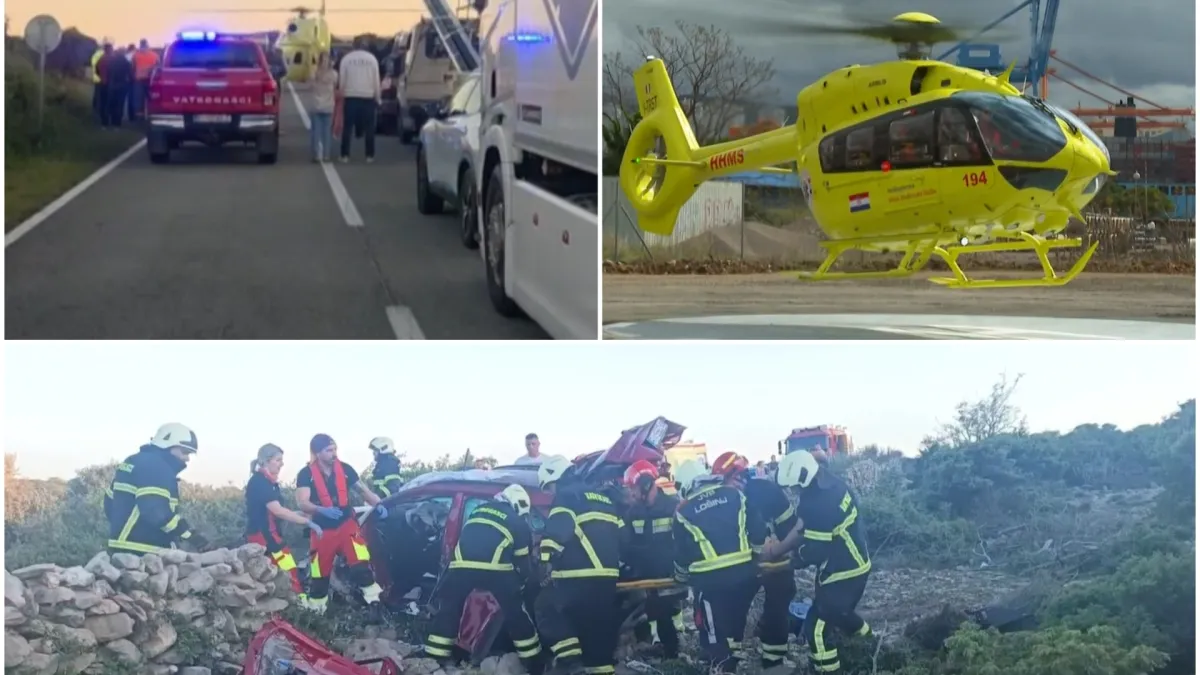 Trudnica zarobljena u smrskanom autu, vatrogasci rezali vrata, izvukli je kroz 'bunker'