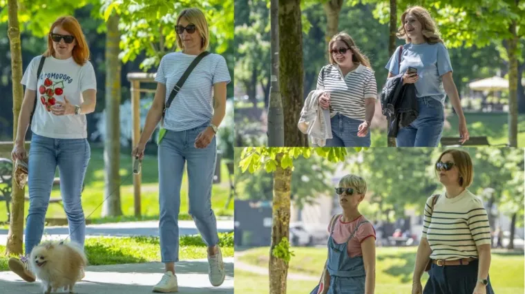 Modni đir koji osvaja: U outfitima na prugice Karlovčanke pokazale kako se nosi proljeće sa stilom