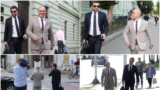 Kao da je do&scaron;ao na fe&scaron;tu: Dabro nasmijan od uha do uha, a ide na sud