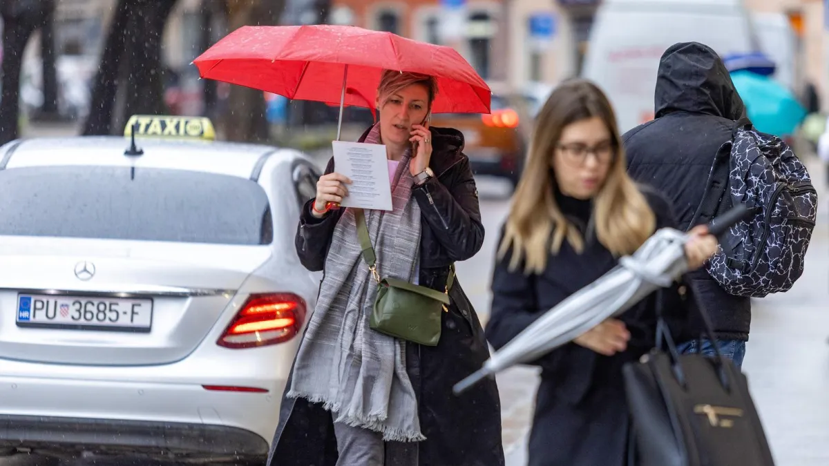 Kišno i vjetrovito vrijeme se nastavlja, a pogledajte što nam dolazi za vikend