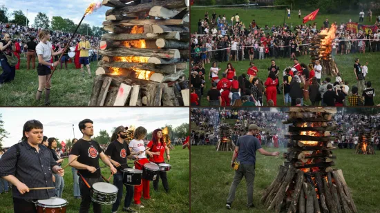 Pogledajte kako se pale Trnjanski kresovi: 'Partizani i partizanke - hvala!'