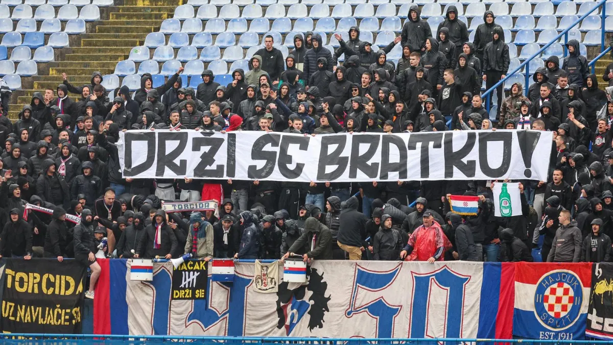 Torcida na kišnom Maksimiru poslala poruku igračima Hajduka