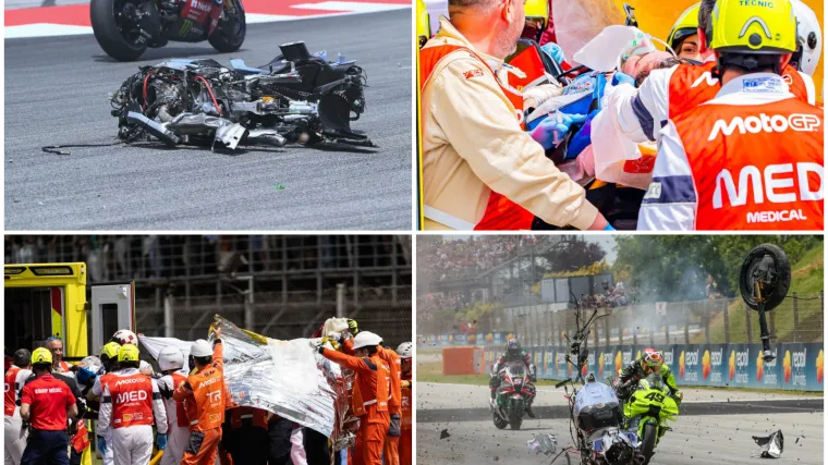 Stravične scene u MotoGP-u! Marquez zavr&scaron;io u bolnici nakon jezivog sudara, hitno operiran