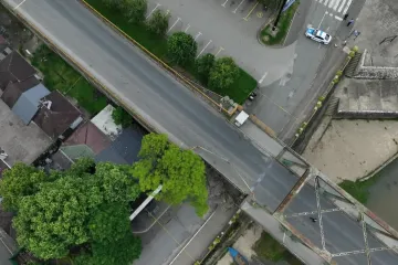 Nove snimke dronom urušenog mosta na graničnom prijelazu Stara Gradiška