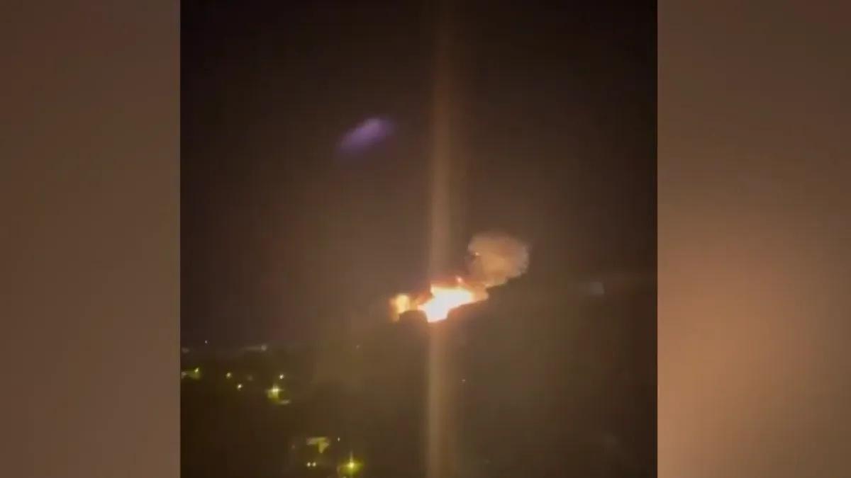 Ovako to izgleda: Eksplodirao je sav ubojiti teret na dronu