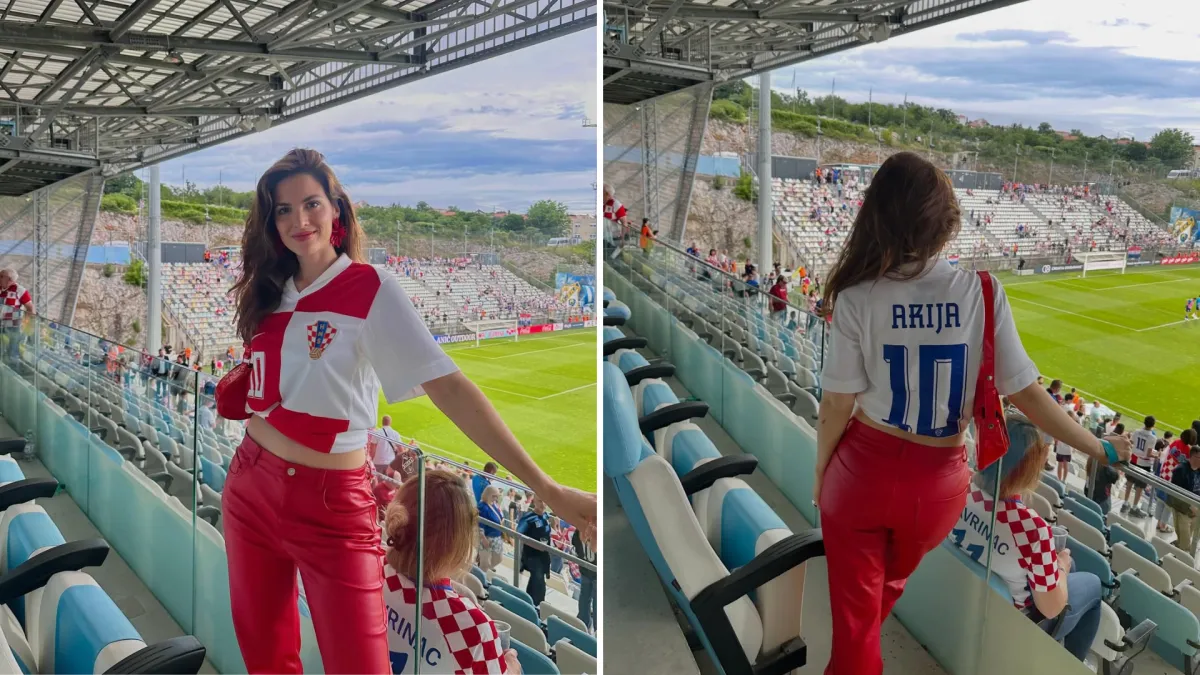 Prekrasna Arija Rizvić u dresu s desetkom bodrila Vatrene uoči Svjetskog prvenstva