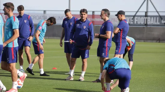 Procurio detalj s treninga hrvatske reprezentacije, Dalić je na mukama