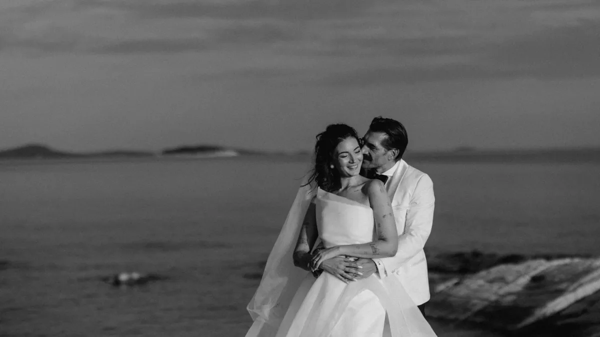 Lana Biželj i Luka Majcen uplovili u bračne vode: Fotografij