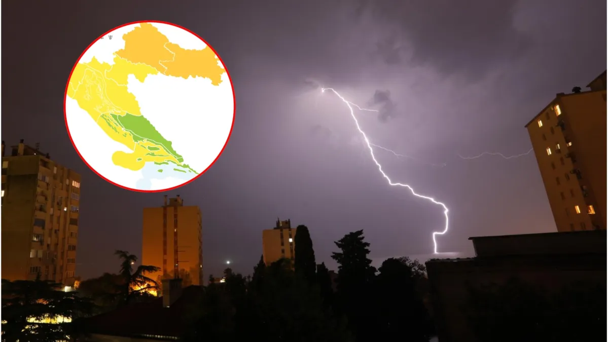 DHMZ poslao upozorenja, evo gdje se očekuju najjač