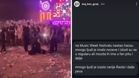 Nastala panika na Belgrade Music Weeku, ljudi tvrde da ima izbodenih. Organizatori sve demantirali - Net.hr