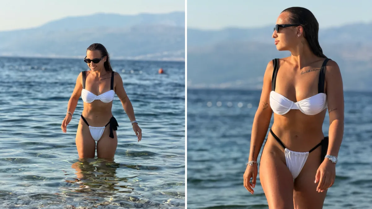 Kaja iz 'Gospodina Savršenog' zablistala u bijelom bikiniju: Ljeto provodi u Supetru